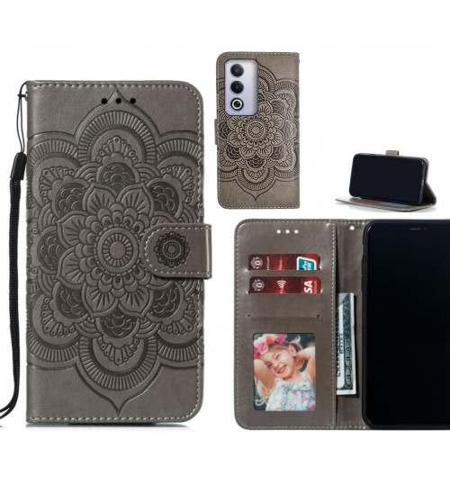 Oppo A3 Pro case leather wallet case embossed pattern