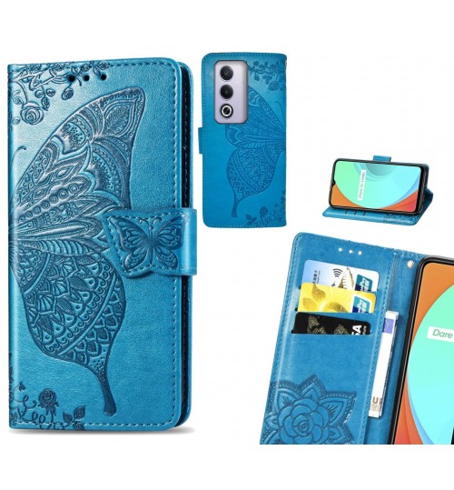 Oppo A3 Pro case Embossed Butterfly Wallet Leather Case