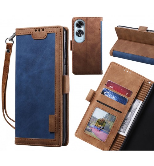 Oppo A60 Case Wallet Denim Leather Case Cover