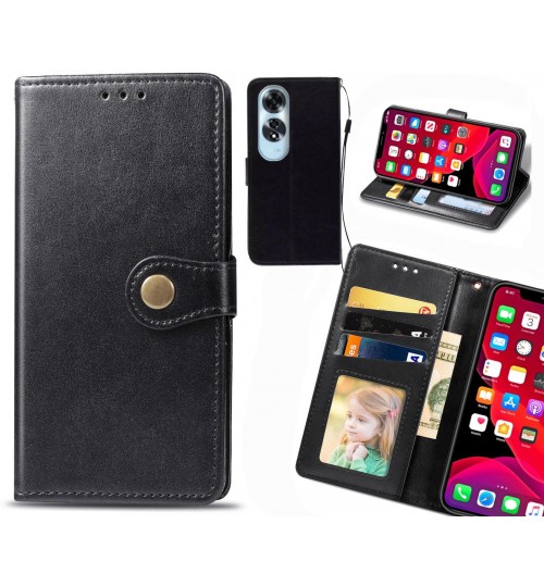 Oppo A60 Case Premium Leather ID Wallet Case