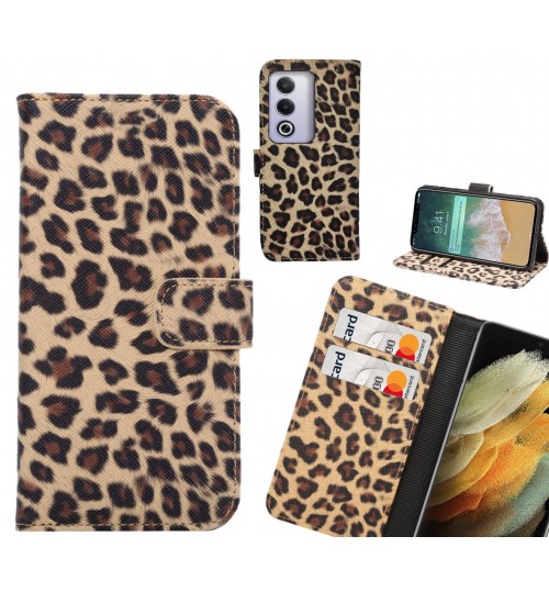 Oppo A3 Pro Case  Leopard Leather Flip Wallet Case