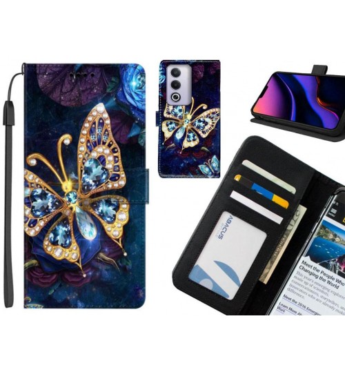 Oppo A3 Pro case leather wallet case printed ID