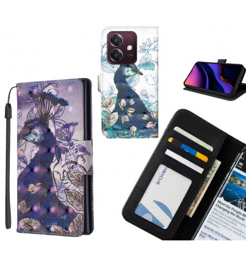 Oppo A3X Case Leather Wallet Case 3D Pattern Printed