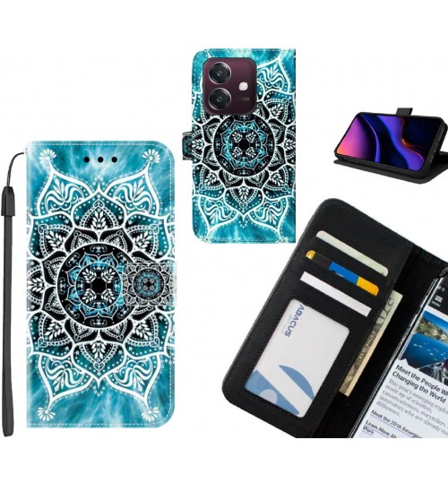 Oppo A3X case leather wallet case printed ID