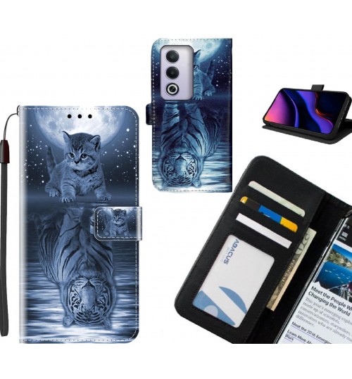 Oppo A3 Pro case leather wallet case printed ID