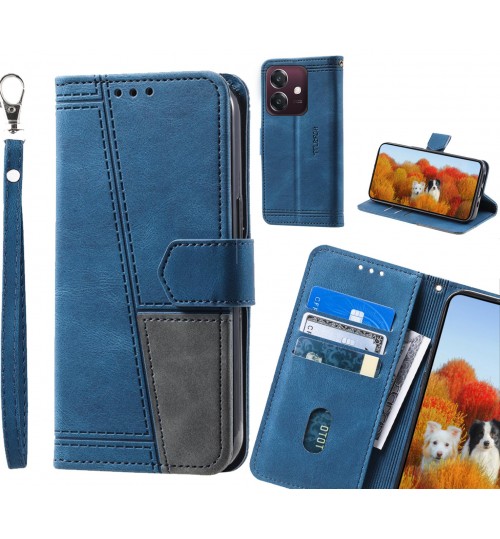 Oppo A3X Case Wallet Premium Denim Leather Cover