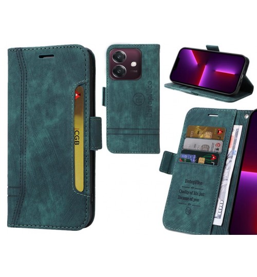 Oppo A3X Case Alcantara 4 Cards Wallet Case