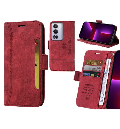 Oppo A3 Pro Case Alcantara 4 Cards Wallet Case