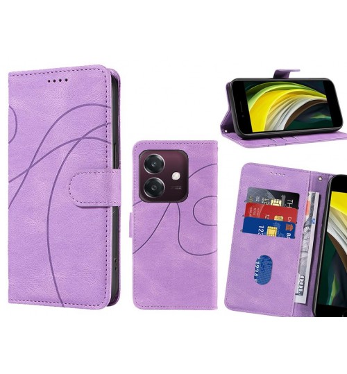 Oppo A3X Case Wallet Fine PU Leather Cover