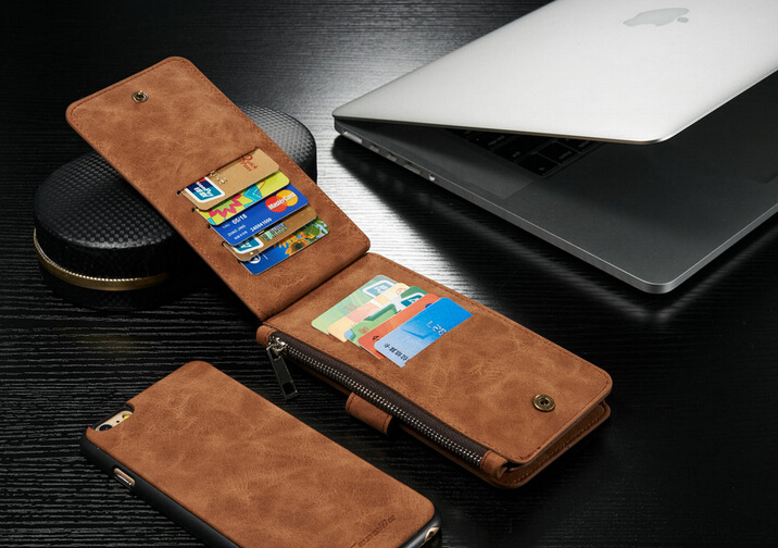 iPhone 5 5s SE detachable wallet leather case