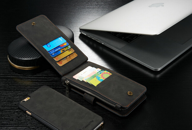 iPhone 5 5s SE detachable wallet leather case