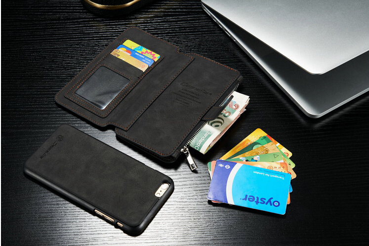 iPhone 5 5s SE detachable wallet leather case