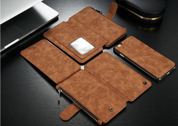 iPhone 5 5s SE detachable wallet leather case