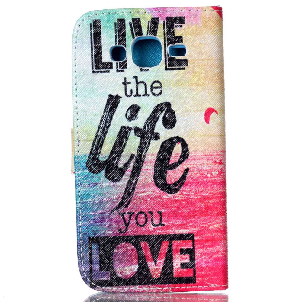 Samsung Galaxy J5 case wallet leather case printed