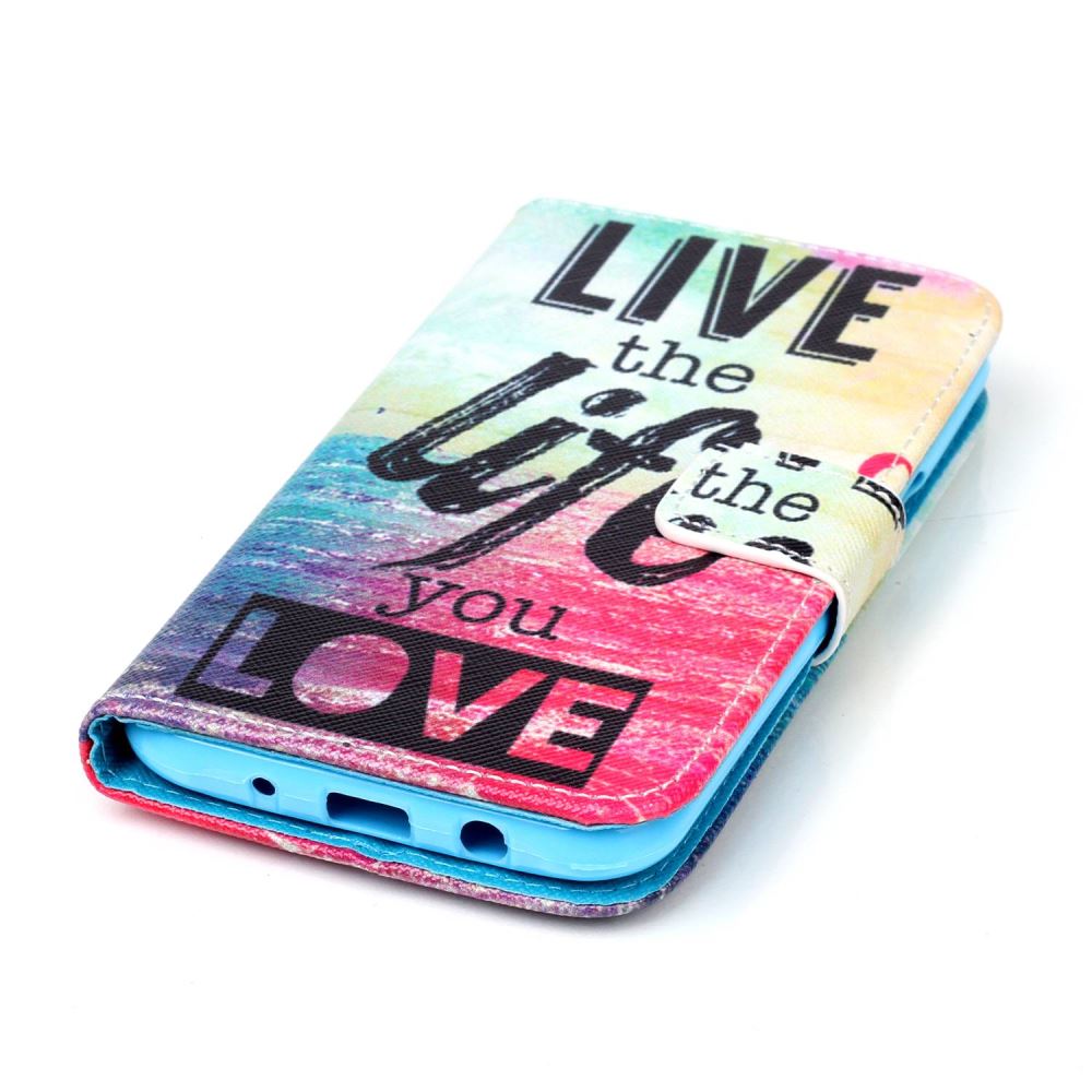 Samsung Galaxy J5 case wallet leather case printed