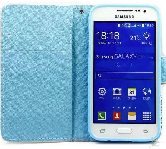 Samsung Galaxy J5 case wallet leather case printed