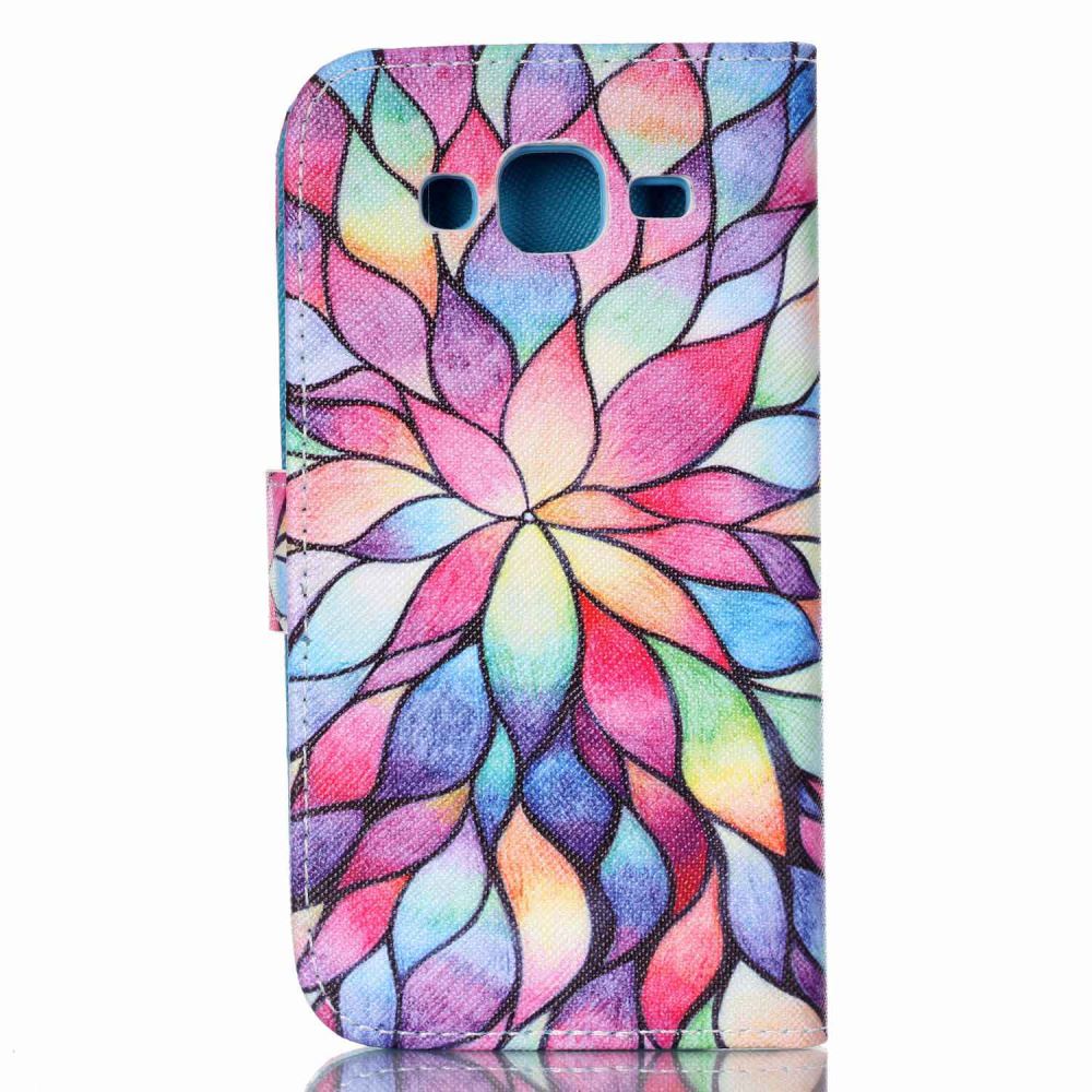 Samsung Galaxy J5 case wallet leather case printed