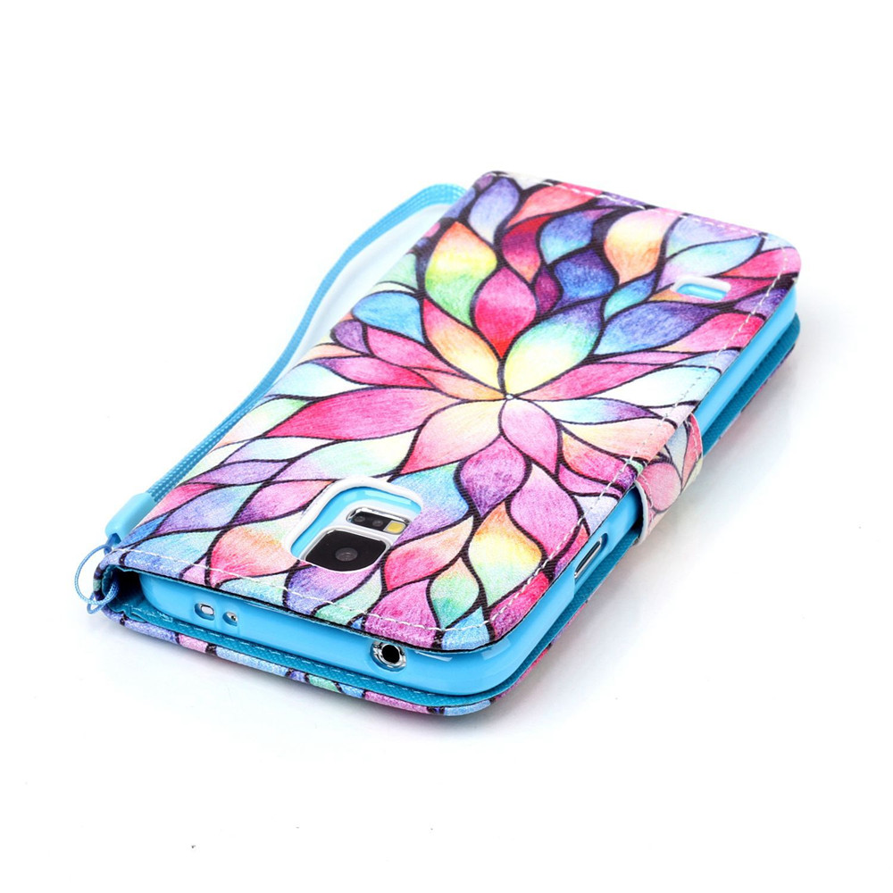 Galaxy S5 MINI case wallet leather case printed