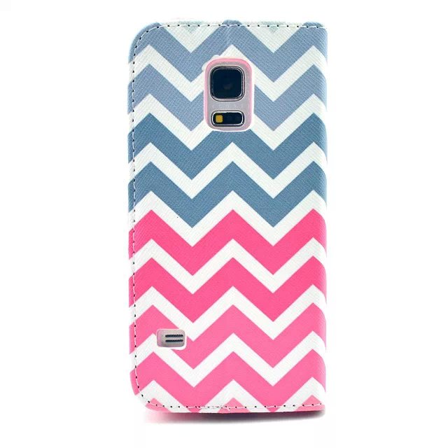 Galaxy S5 MINI case wallet leather case printed