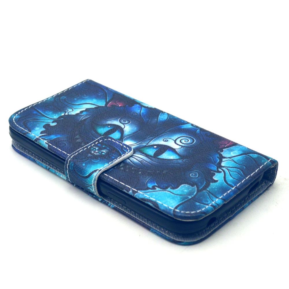 Galaxy S5 MINI case wallet leather case printed