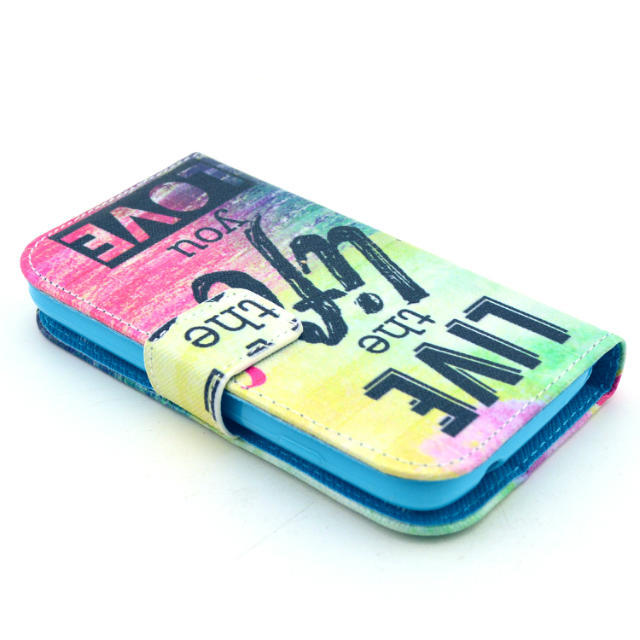 Galaxy ACE 4 NEO case wallet leather case printed