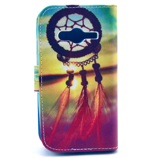 Galaxy ACE 4 NEO case wallet leather case printed