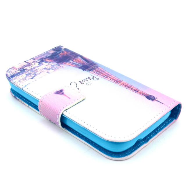 Galaxy ACE 4 NEO case wallet leather case printed