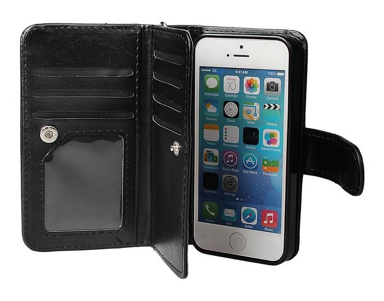 Iphone 5C detachable wallet leather case