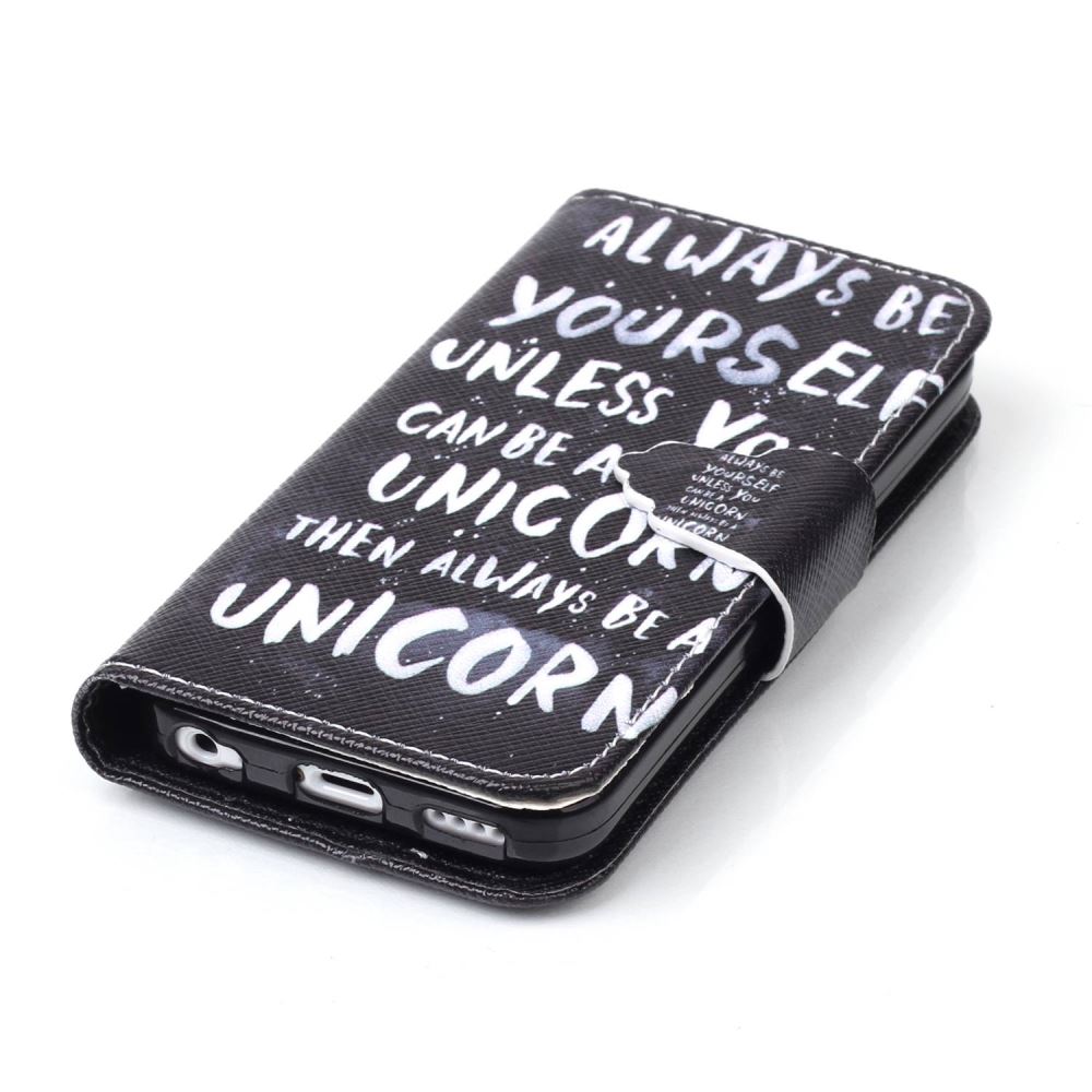 iPhone 5c case wallet leather case printed