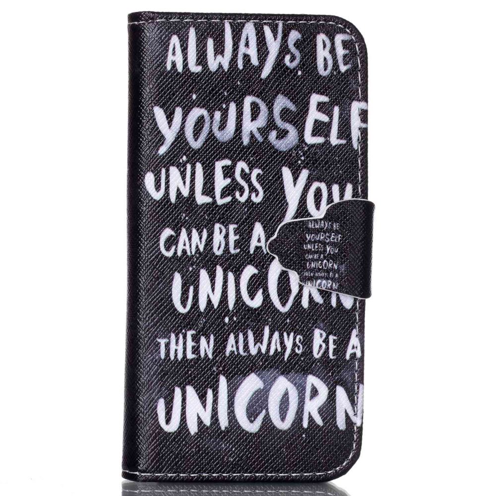 iPhone 5c case wallet leather case printed