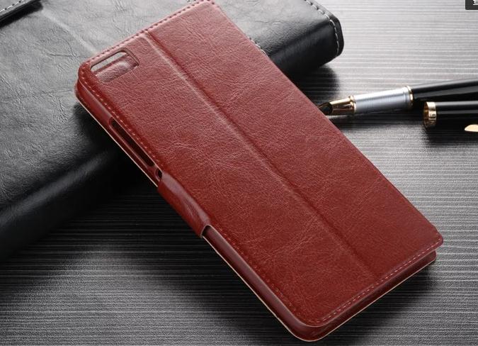 Huawe P8 Lite Case Vintage Wallet Leather Case - Brown