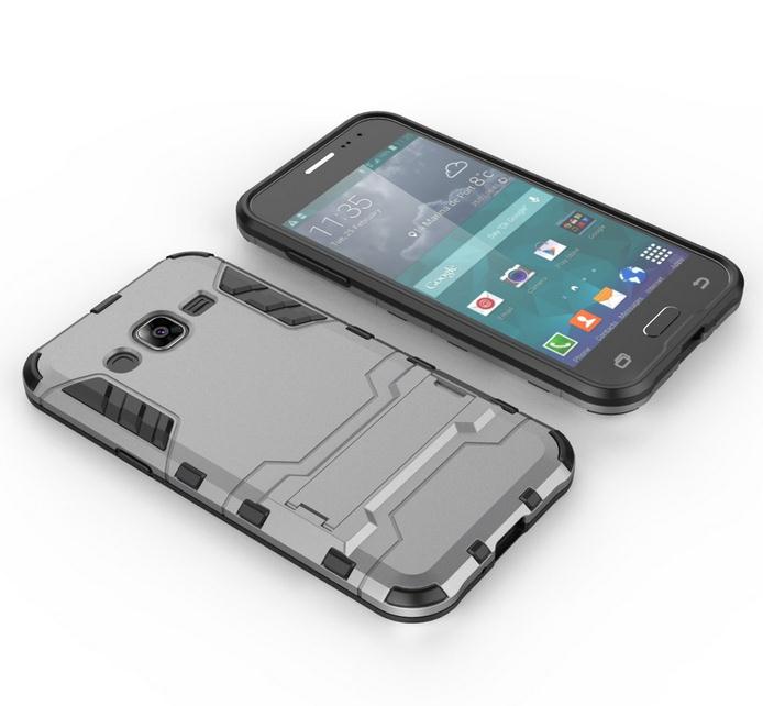 Galaxy J5 Case Heavy Duty Hybrid Kickstand