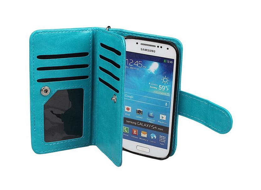 Galaxy S4 Mini detachable wallet leather case