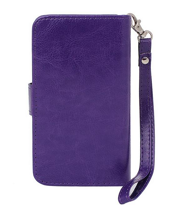 Iphone 5 5s se full wallet leather case detachable