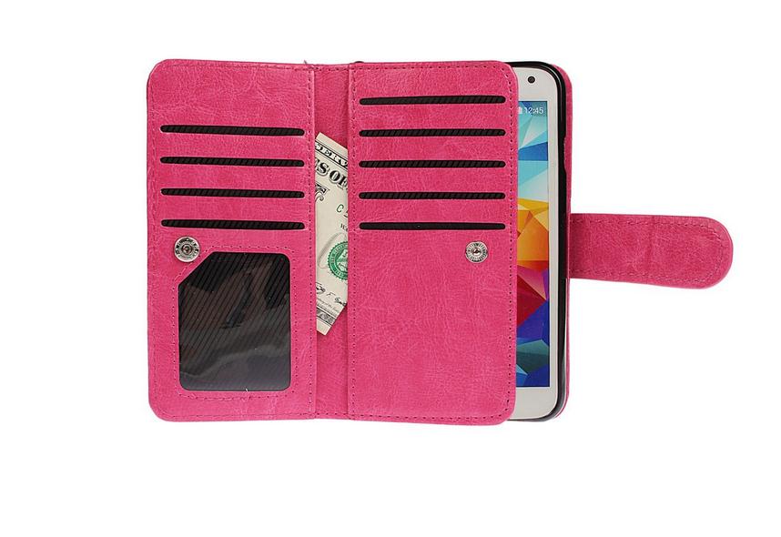 Galaxy S5 Mini detachable wallet leather case