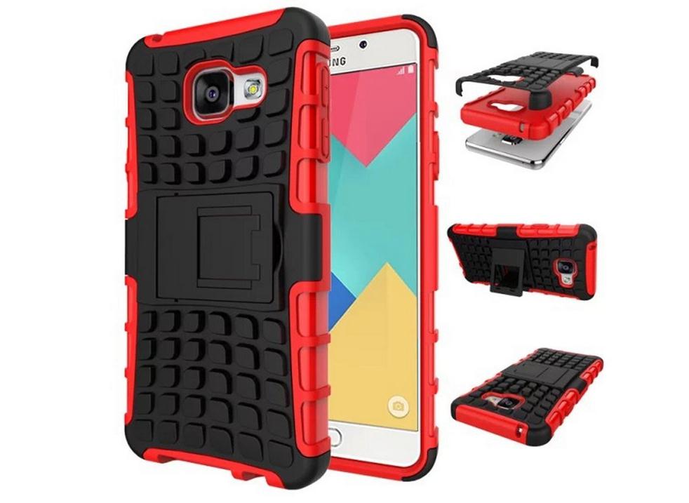 Galaxy A5 2016 Case Heavy Duty Hybrid Kickstand