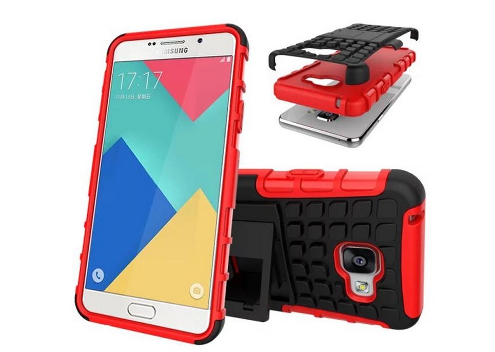 Galaxy A5 2016 Case Heavy Duty Hybrid Kickstand