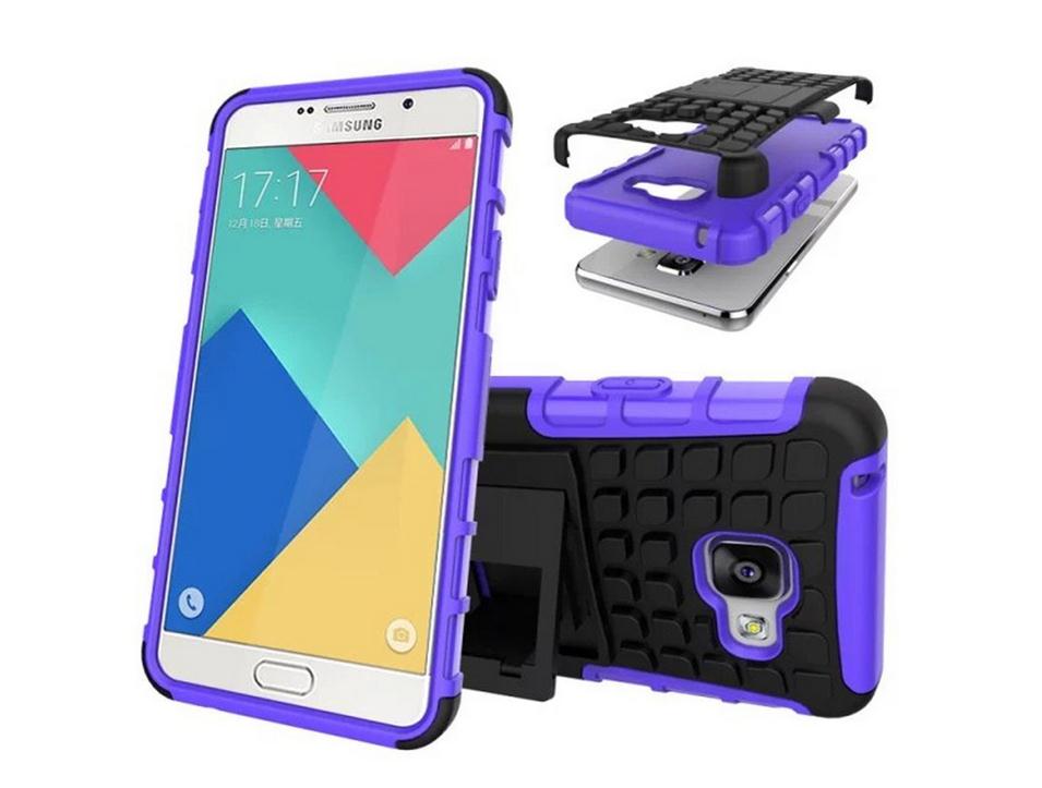 Galaxy A5 2016 Case Heavy Duty Hybrid Kickstand