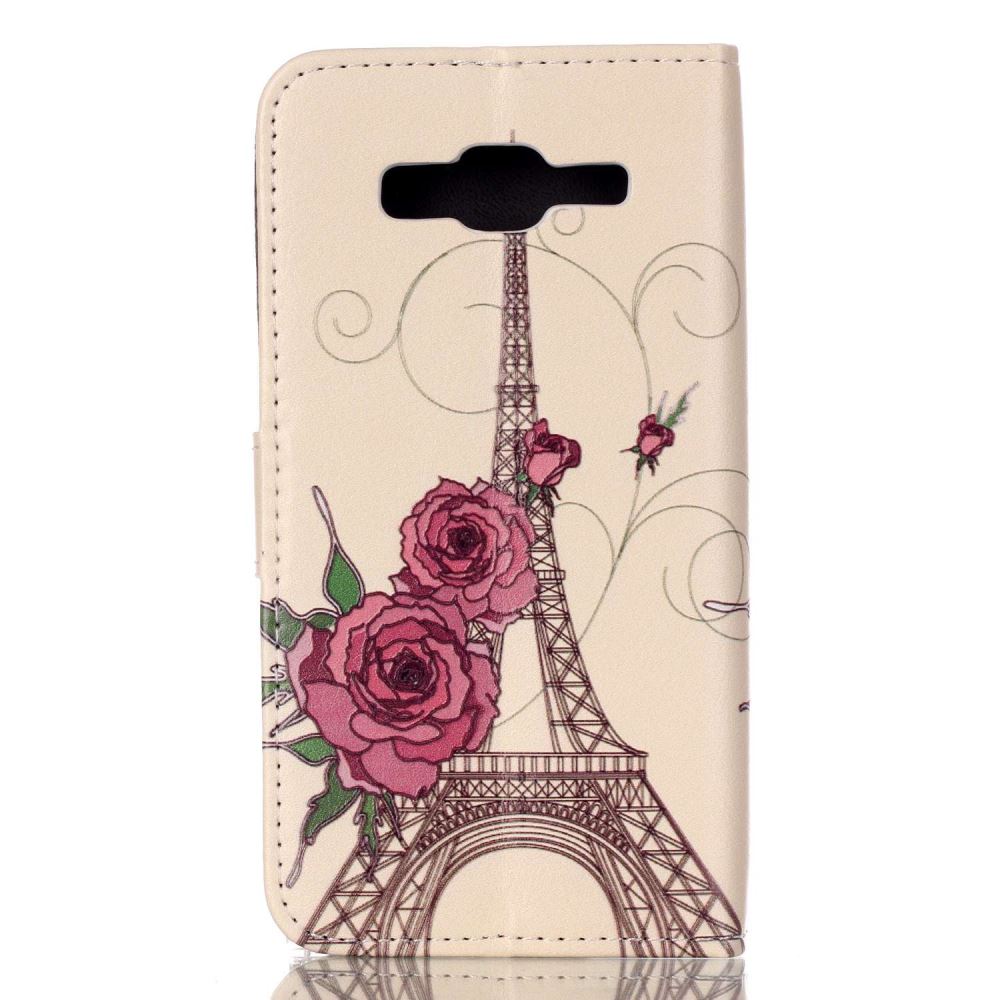 Samsung Galaxy J5 case wallet leather case printed