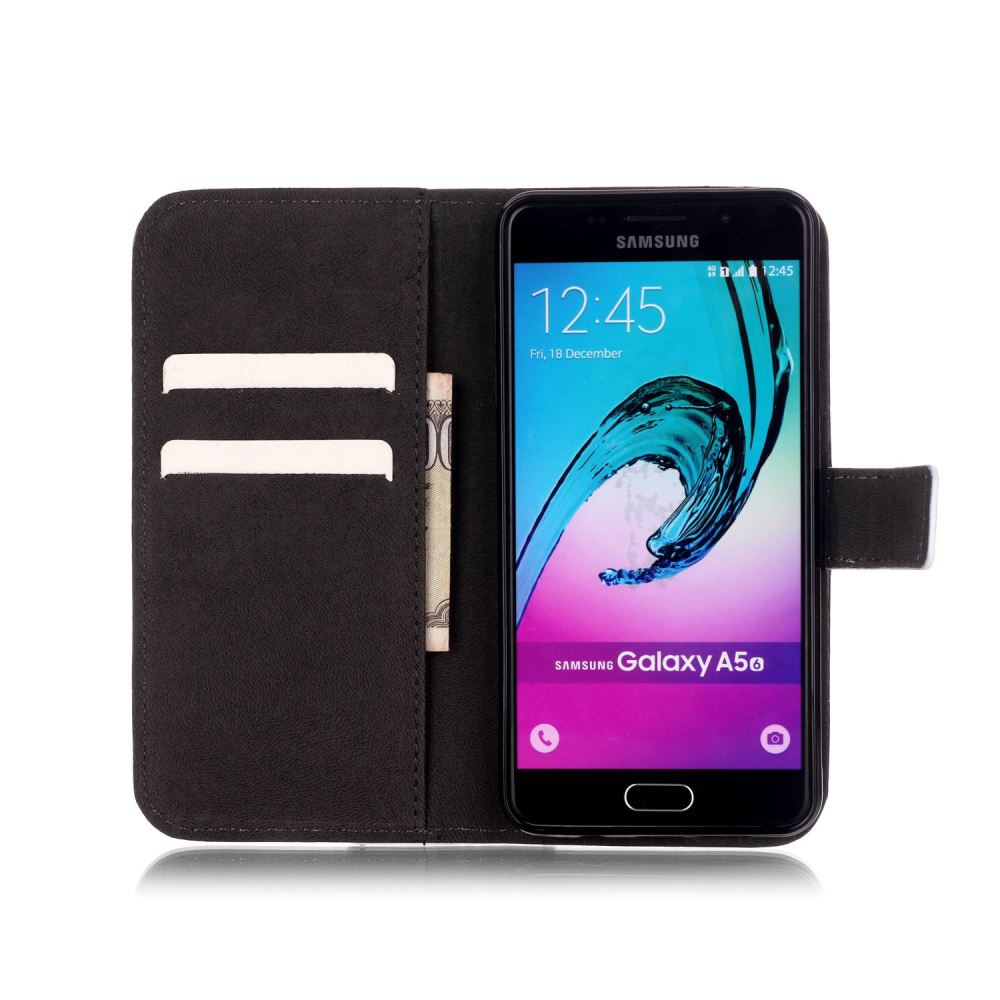 Galaxy A5 2016 case wallet leather case printed