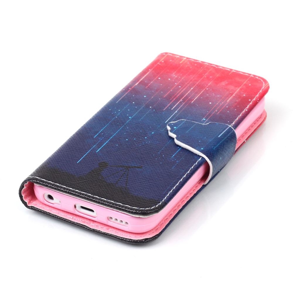 iPhone 5c case wallet leather case printed