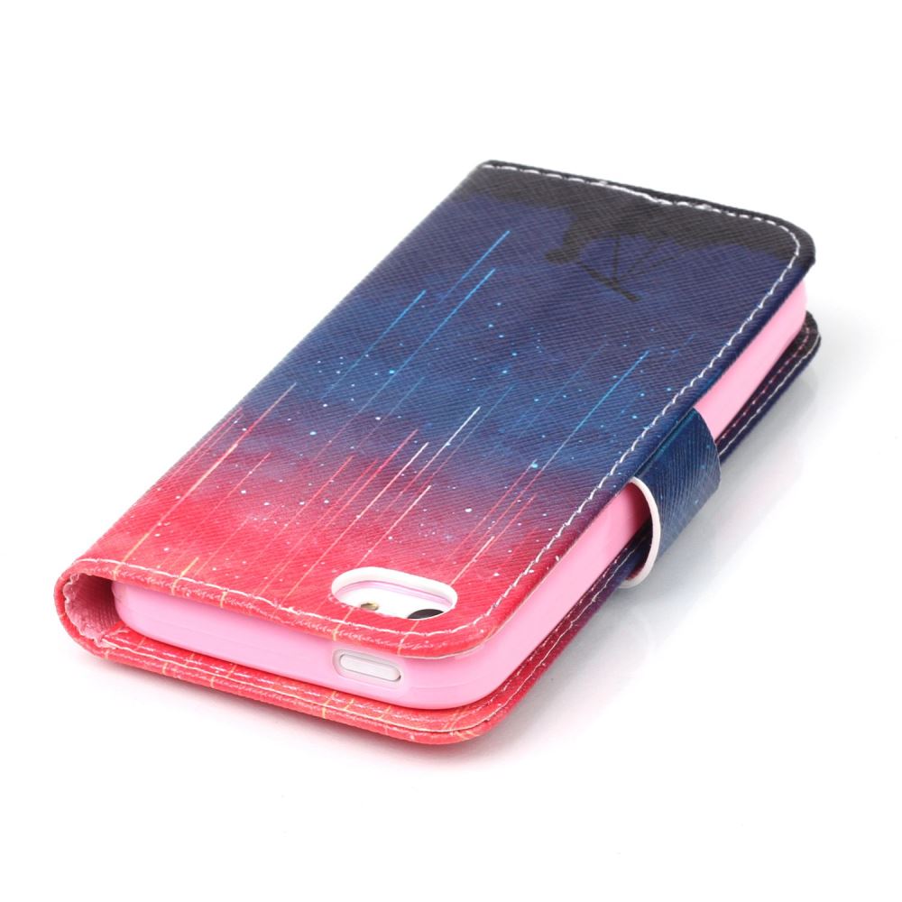 iPhone 5c case wallet leather case printed