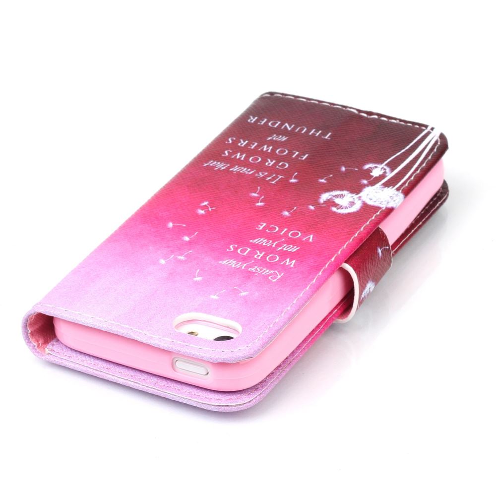 iPhone 5c case wallet leather case printed