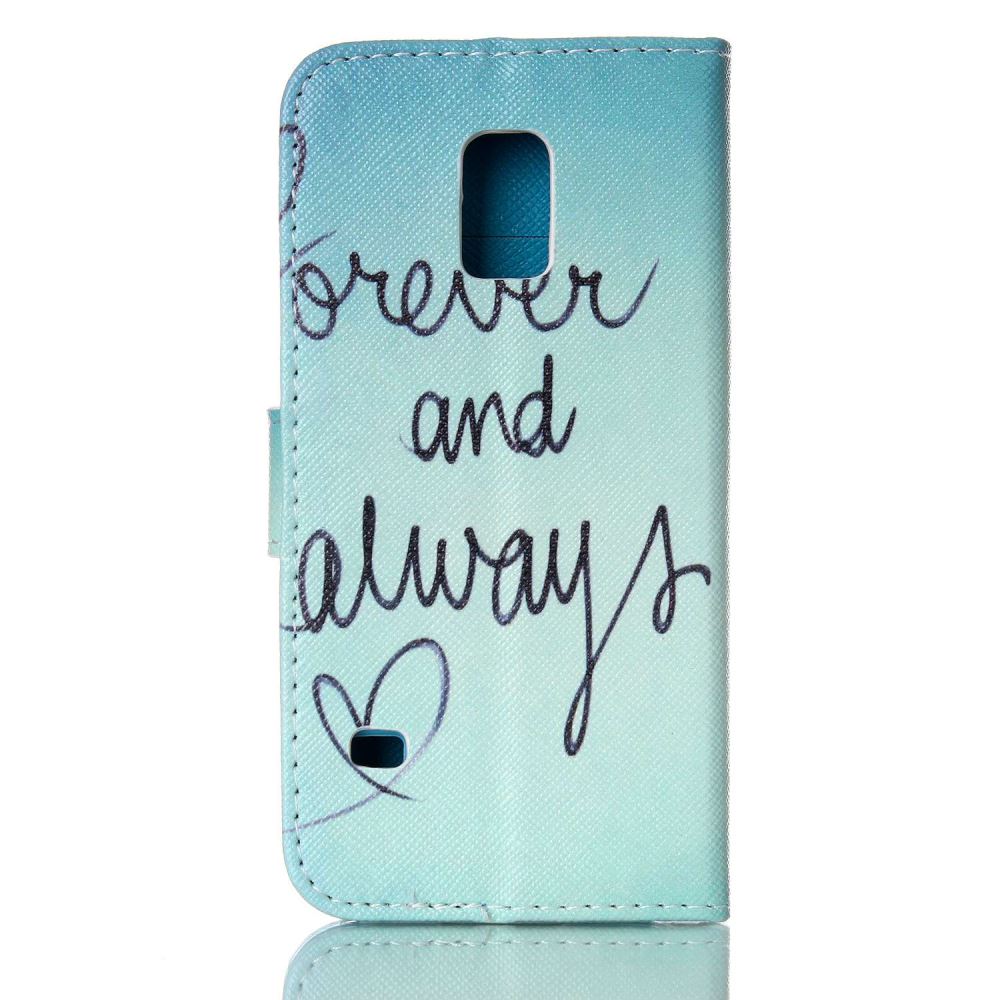 Galaxy S5 MINI case wallet leather case printed