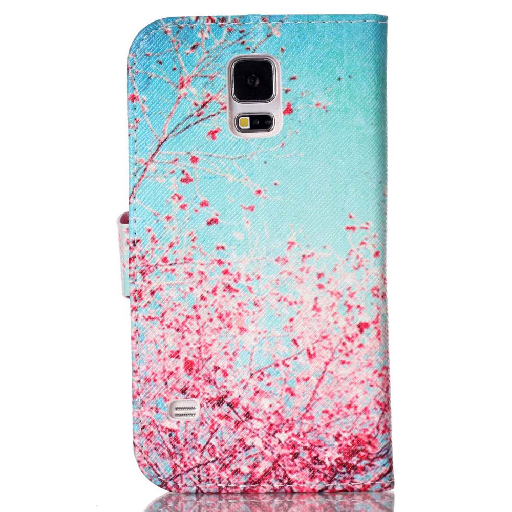 Galaxy S5 MINI case wallet leather case printed