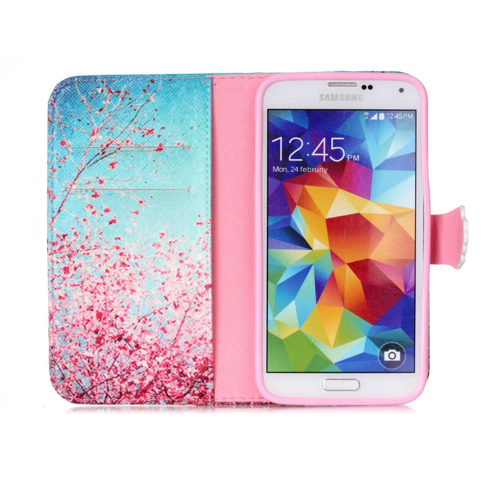 Galaxy S5 MINI case wallet leather case printed