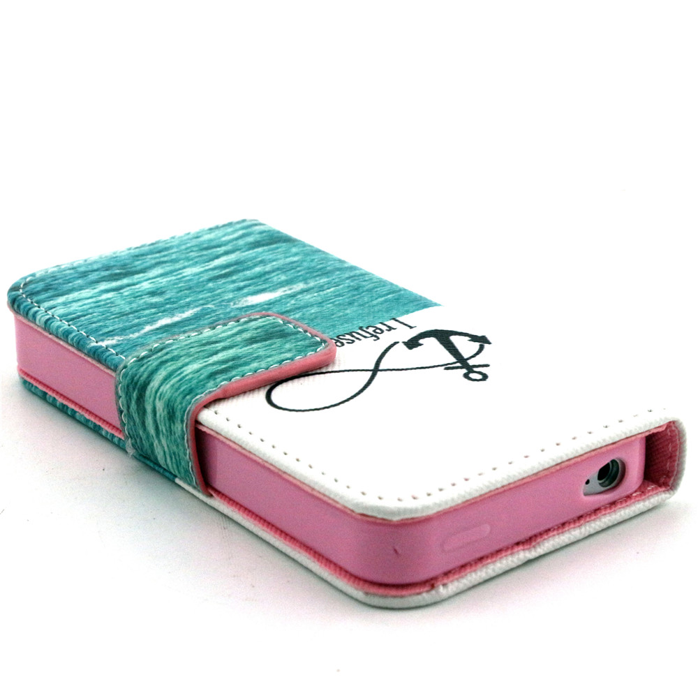 iPhone 4 4s case wallet leather case printed