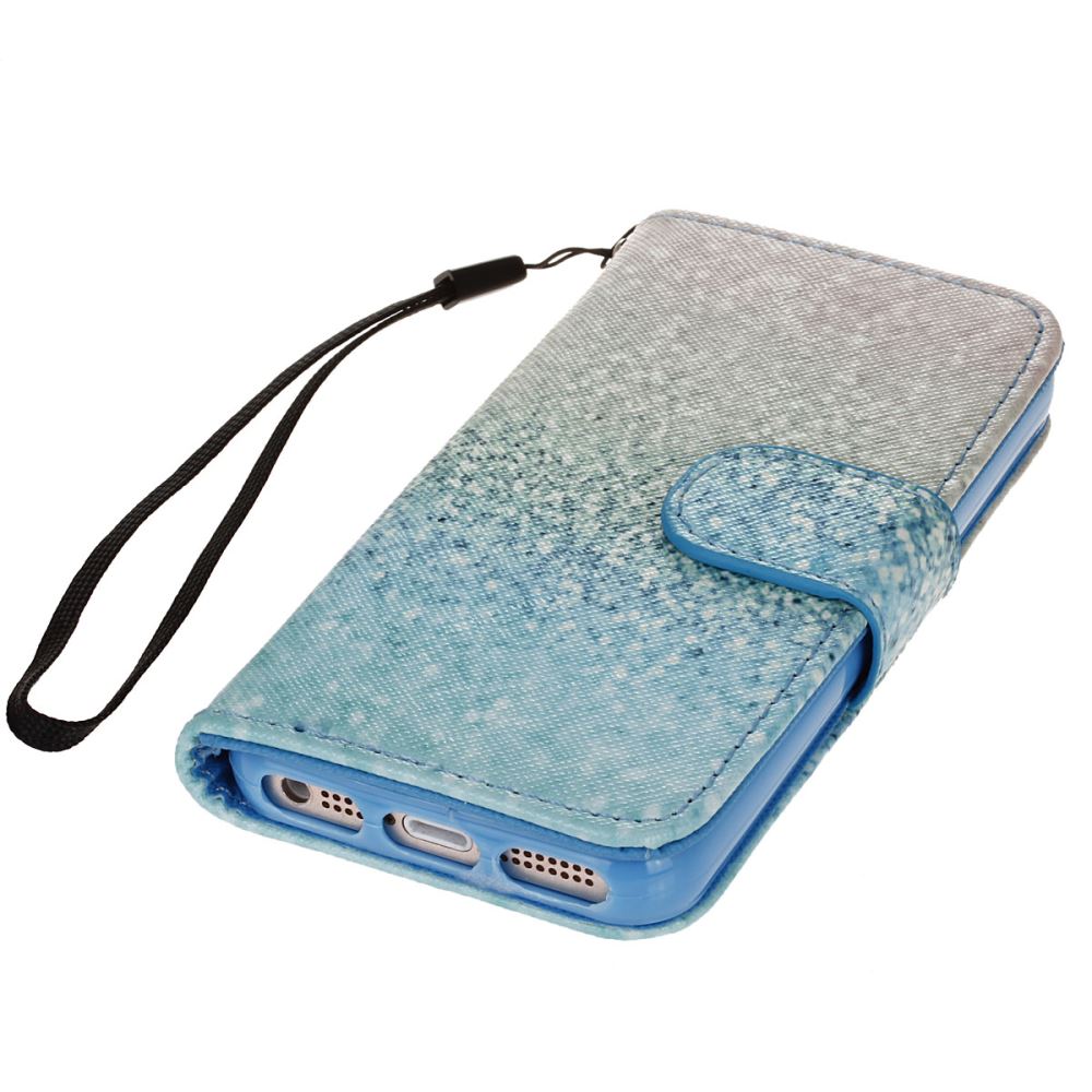 iPhone 5 5s SE case wallet leather case printed