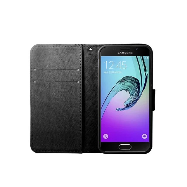 Galaxy A3 2016 case wallet leather case printed