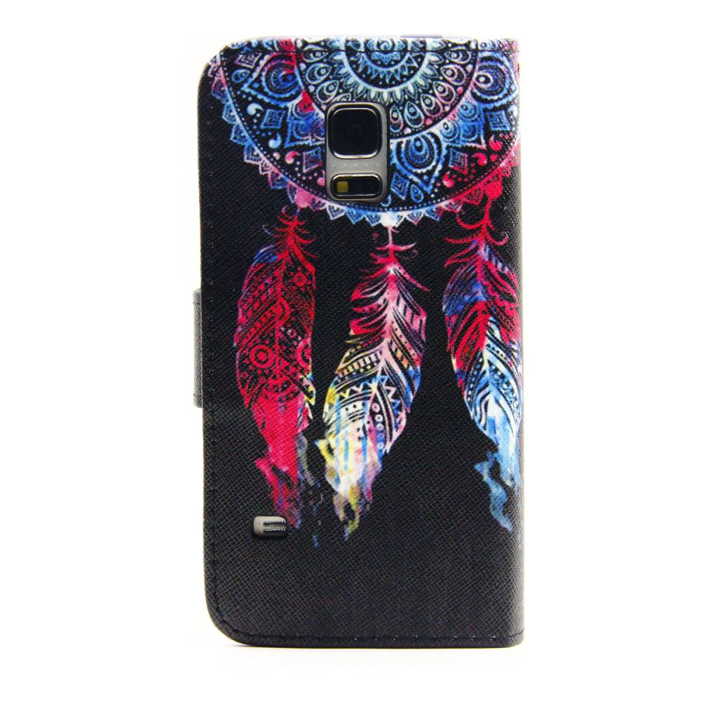 Galaxy S5 MINI case wallet leather case printed